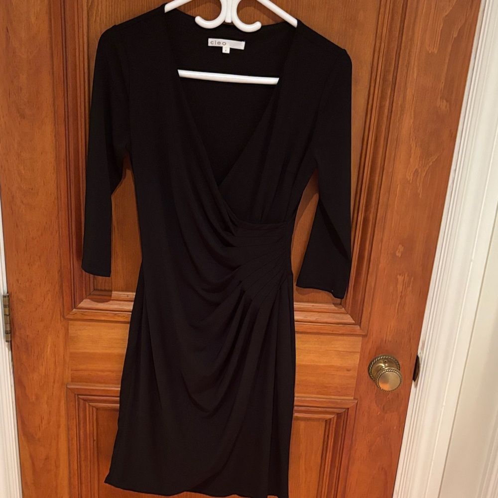 Cleo Black Long Sleeve Dress